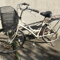 自転車　ママチャリ/通学用　26インチ　6段ギヤ