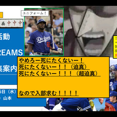 大阪市11-17活動検討草野球チーム　LA・DREAMS　2023年度選手募集！の画像