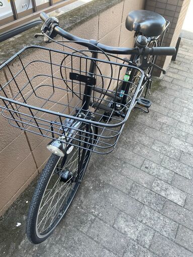 リサイクルショップどりーむ荒田店　No1006 エコNo17464X　自転車　シティサイクル　２６インチ　ギア入り替え付き♪　LEDオートライト付き♪　大きいカゴ付き♪ リサイクルショップどりーむ荒田店 No1006 エコNo17464X 自転車 シティ