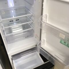 J2839   ★値下げしました★  ★6ヶ月保証付★　MITSUBISHI　ミツビシ　２ドア冷蔵庫　MR-P15C　ブラック　2018年製 クリーニング済み