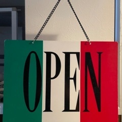 イタリアン　オープンサイン　店舗
