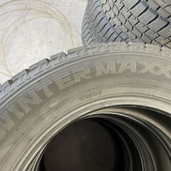 DUNLOP WINTER MAXX 02 225/60R17 99Q 1本パンク補修痕あり 2022年（01.02.
