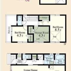 ★★新築戸建て★所沢市山口第2★2480万円★★【1号棟】　※南向き※