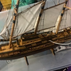 大型帆船 模型 置物
