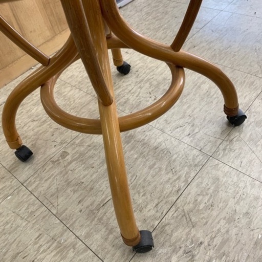 ラタン テーブル椅子2脚セット ※2400010251344