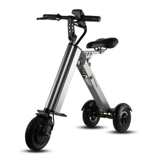 クリスマス特価！ レア【特定原付】免許要りません！折り畳み 電動 三輪車