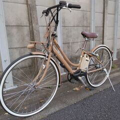 ブリジストン　２６インチの電動自転車です。前後タイヤ新品交換済み...