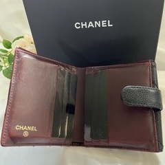 CHANEL 財布 マトラッセ 黒 箱 ギャランティーカード 保存袋 本物