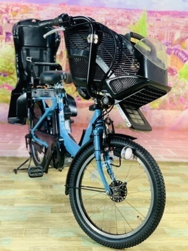 ❹ 5800子供乗せ電動アシスト自転車ヤマハ3人乗り対応20インチ