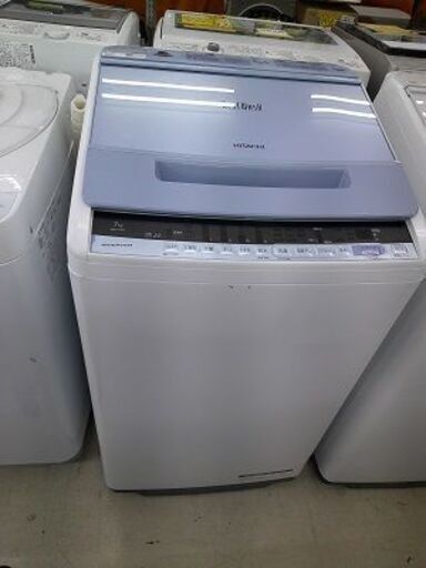 【数量限定】 ID:G60374898　洗濯機　７K　日立　１８年式　インバーター　※キズ有 洗濯機