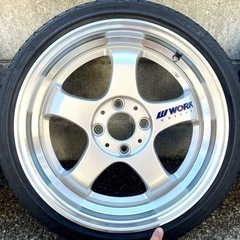取引中 16インチ 社外 タイヤホイール 6j ＋45 4本セット