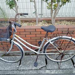 (chariyoshy出品)26インチ自転車　シルバー