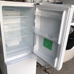 【リサイクルサービス八光】2021年製　ヤマダセレクト YRZF15G1 2ドア冷蔵庫 (156L・右開き) ホワイト