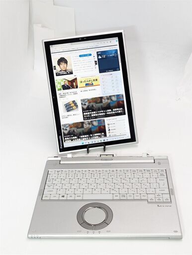 送料込 中古ノートパソコン おまけ有 タッチ LTE対応 12型 Panasonic CF-XZ6RF7VS 第7世代i5 8GB 無線 保証付 Bluetooth Windows11 Office