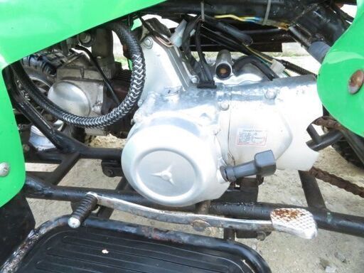 レストアベース現状売り/不動要整備　４輪バギー(50cc)　カギ有/書類有　セル/圧縮〇　取引連絡が早い方優先 レストアベース現状売り/不動要整備 4輪バギー(50cc) カギ有/書類有 セル/