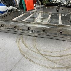 業務用 焼き台 幅91×奥行56cm 鉄板（約36kg） プレート 鉄板焼き 屋台