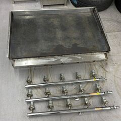 業務用 焼き台 幅91×奥行56cm 鉄板（約36kg） プレート 鉄板焼き 屋台