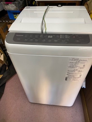 パナソニック　全自動洗濯機　7キロ洗い２０２１年製
