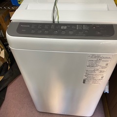 パナソニック　全自動洗濯機　7キロ洗い２０２１年製