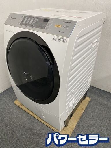 パナソニック/Panasonic ドラム式洗濯乾燥機 洗濯10kg 乾燥6kg 左開き 斜型  NA-VX3800L 2017年製 中古家電 店頭引取歓迎 R7633