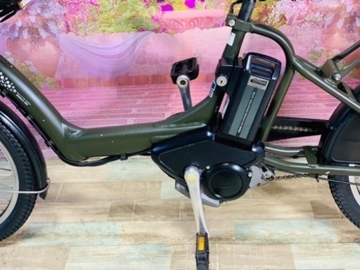 ❶5761子供乗せ電動アシスト自転車ブリヂストン20インチ良好バッテリー