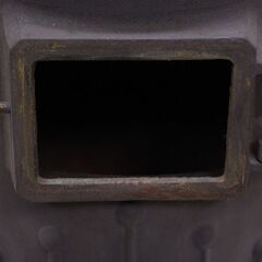 古い鋳物石炭ストーブ 現状 函館日栄 COKESTOVE ダルマストーブ 鍛造