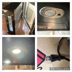☆中古￥20,000！ライト付きガラス陳列棚 家具 【BJ205】