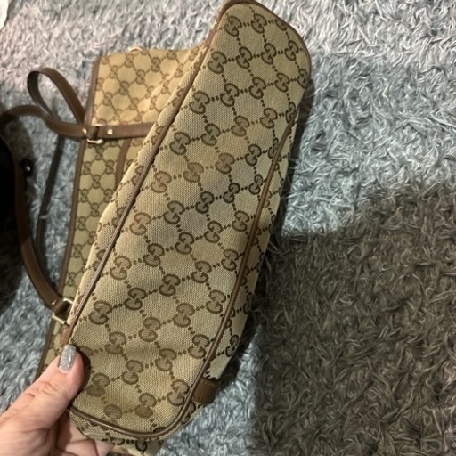 GUCCI トートバッグ　キャンバス　中古