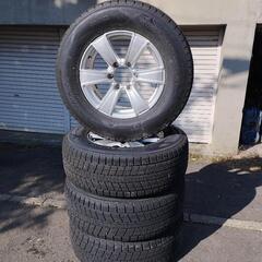 美品ホイール付バリ山スタッドレス265/65R17　8J