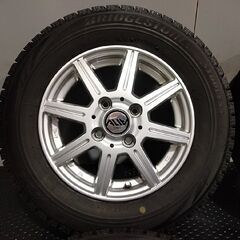 【BS BLIZZAK VRX 145/80R13】スタッドレス【CLIMATE クライメイト 13インチ 4J4HPCD100+43】バリ溝 タント等　(MTQ90) BS BLIZZAK VRX 145/80R13】スタッドレス【CLIMATE クライメイト 13