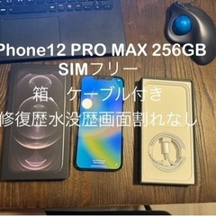 iPhone 12 pro max 256GB SIMフリー 未使用フィルム付き