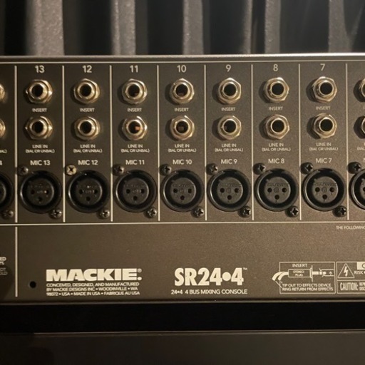＊お値下げ不可　MACKIE　マッキー　SR24-4　アナログミキサー MACKIE アナログミキサー SR24・4 お値下げ不可 MACKIE マッキー SR24