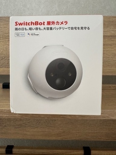 未使用】SwitchBot屋外カメラ（箱一部潰れあり） (QON) 日当山の家電の