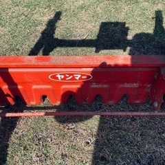 ヤンマートラクター用　整地板代かきアタッチメント