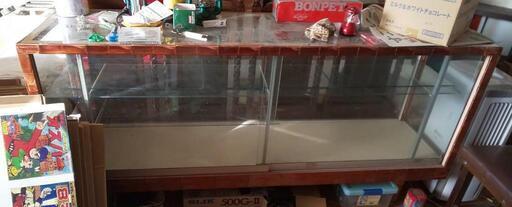 今治　早い方優先　昭和レトロ　喫茶店で使用された物　ガラス　ショーケース　陳列棚　陳列ケース