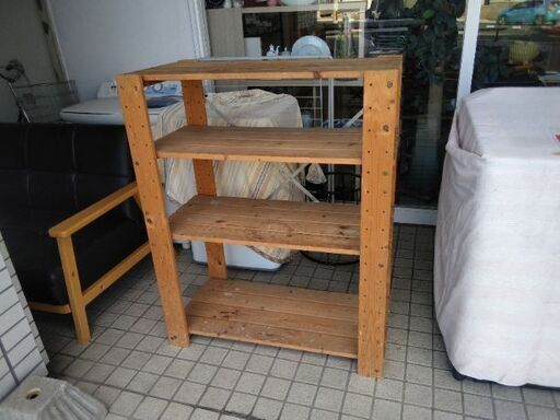 物置小屋に便利  棚 多目的 ラック メタルラック や スチールラック 代わりに
