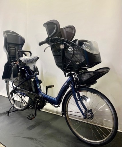 関東全域送料無料　業界最長12ヶ月保証　電動自転車　ヤマハ　パスキッス　 26インチ　8.7ah パワフルアシスト　紺色