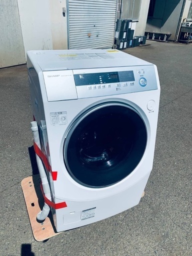 ♦️EJ2148番　SHARP ドラム式洗濯乾燥機  【2017年】
