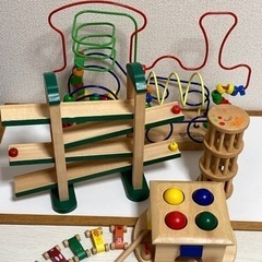 （お話中）木製知育玩具セット