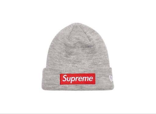 supreme  ロゴビーニー　\nニット帽