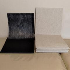 【中古】遮音シート（黒）＆吸音パネル（ライトベージュ）