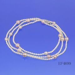 6.5-8.0 mm 淡水真珠ネックレス 超ロングタイプ