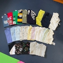 【プロフ必読】サイズ80 夏物ロンパース、Tシャツ、ズボンなどセット
