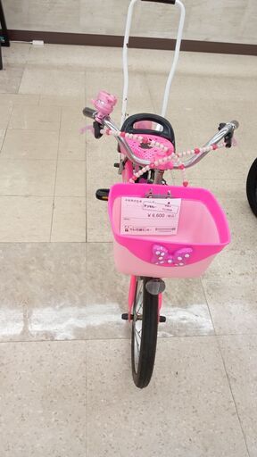 ★ジモティ割あり★  子供用自転車 16インチ ピンク クリーニング済み TJ2559