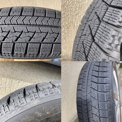 バリ山・溝】ハスラー 冬タイヤ ブリジストン 165 60 R15 ブリザック