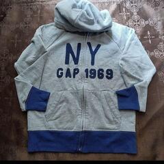 GAP キッズ 140 ジップアップパーカー