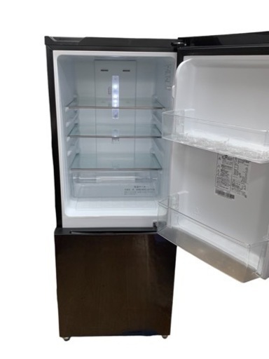 ●ハイセンス Hisense 冷蔵庫 2ドア冷凍冷蔵 HR-G1501 2018年製 ダークブラウン