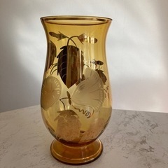 BOHEMIAN GLASS ボヘミアングラス 花瓶 