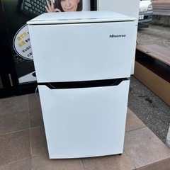 【ネット決済】2ドア冷蔵庫 Hisense 2020年製　HR-...