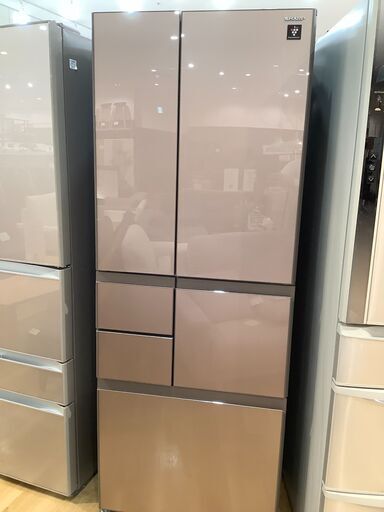 新作ウエア 【イオンモール神戸南店】SHARP6ドア冷蔵庫です【取りに来られる方限定】 冷蔵庫